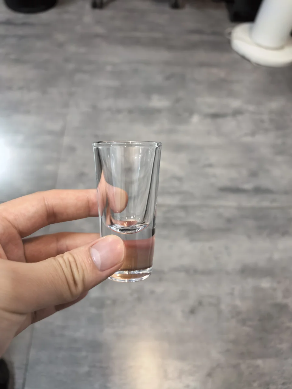 玻璃 直身厚底洋酒杯
