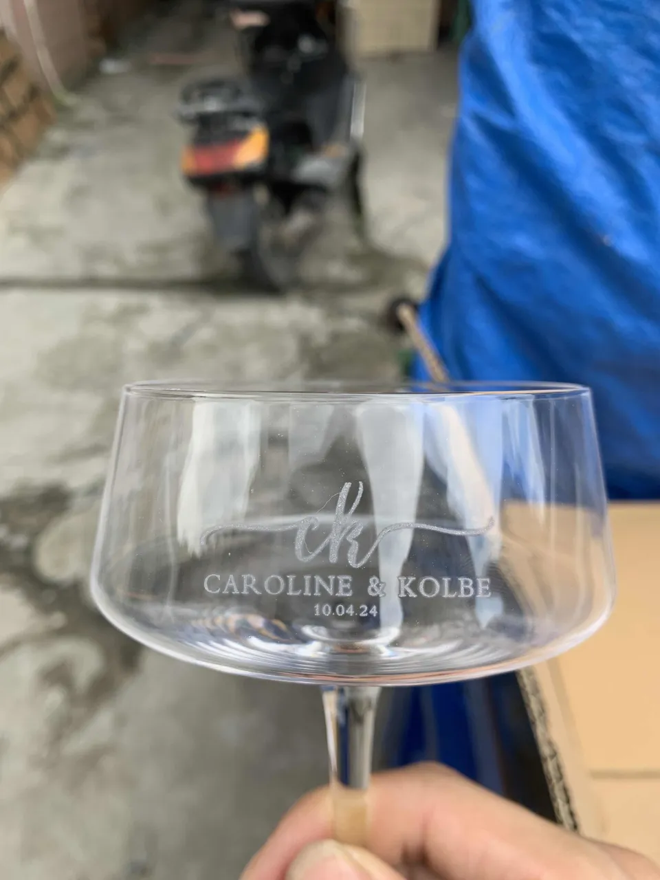 玻璃 高脚水晶塔杯