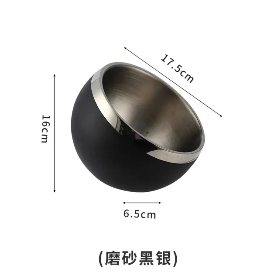 双层斜口垃圾盅