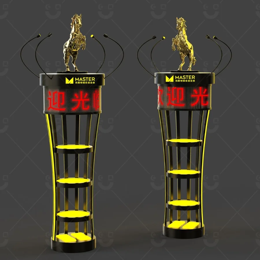 多层发光果盘架
