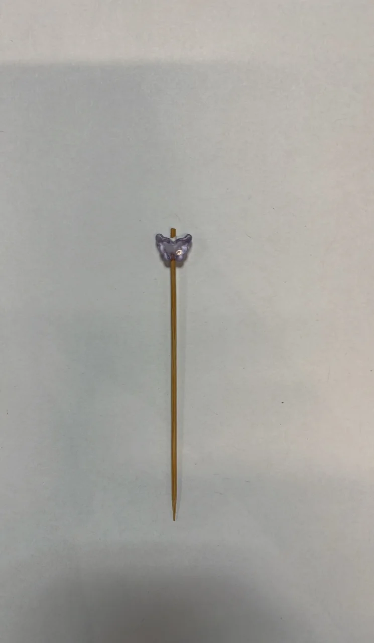 木质蝴蝶果签