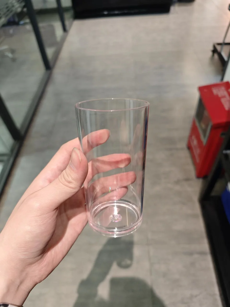 塑料直身水杯