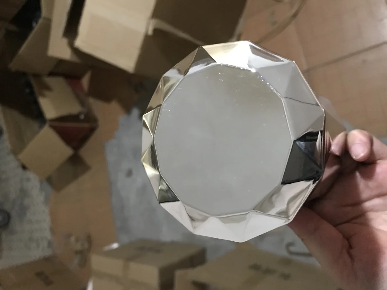 网格钻石色盅