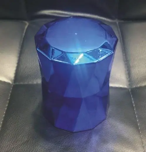 网格钻石色盅