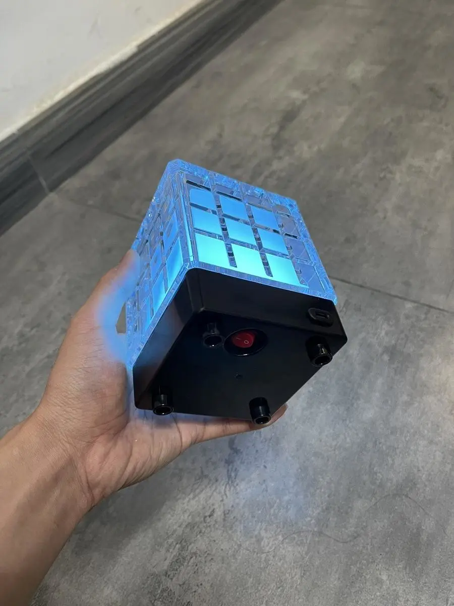 水晶魔方吧灯