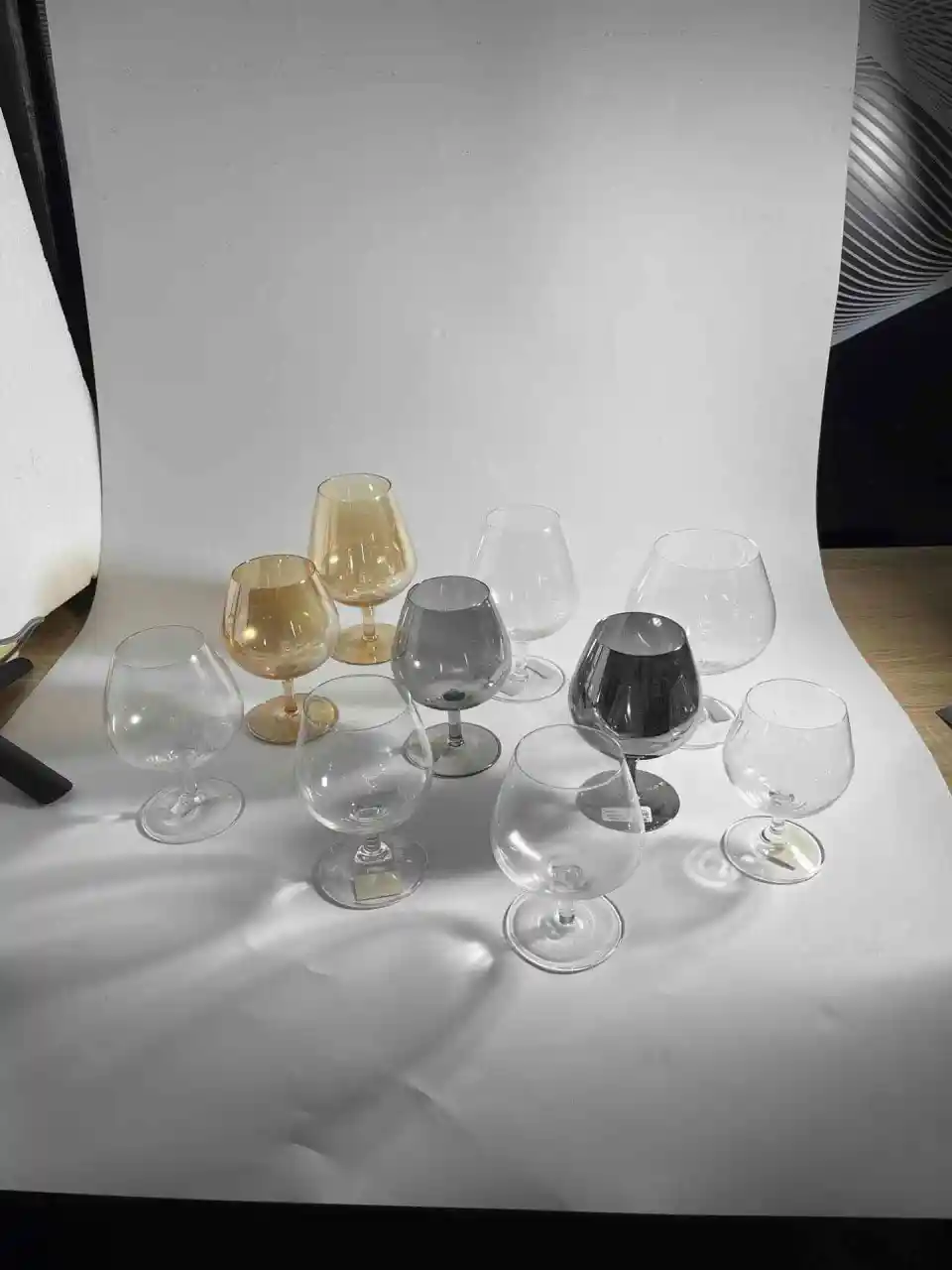 玻璃 圆肚白兰地杯