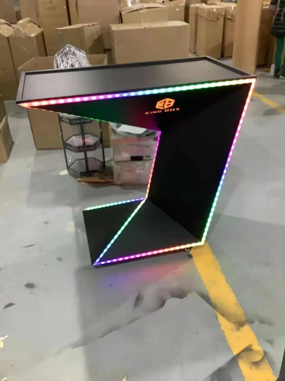 C形铁艺DJ打碟台