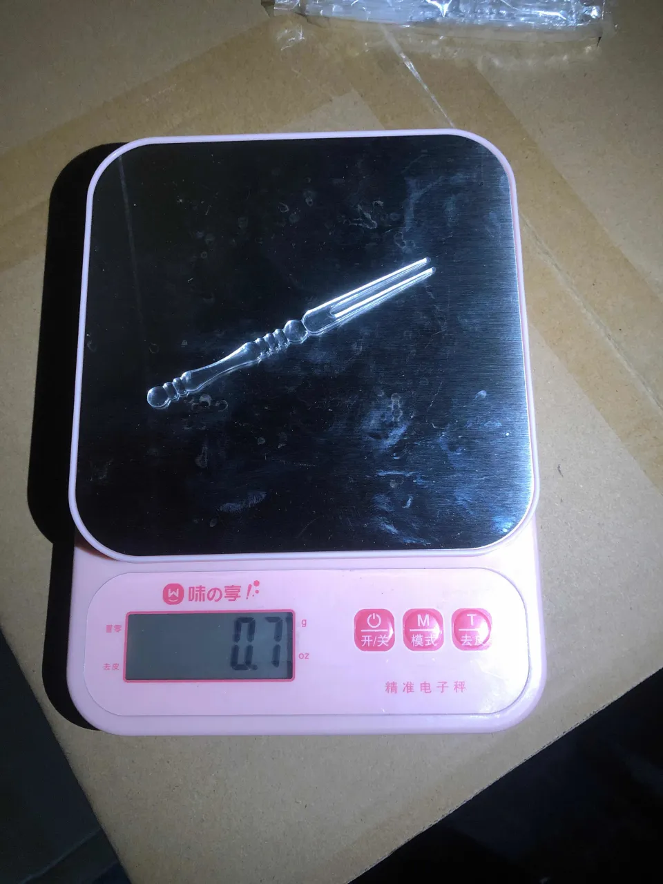 透明竹节叉