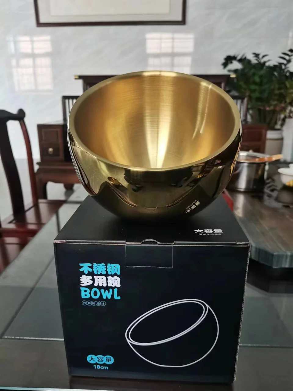 双层斜口垃圾盅