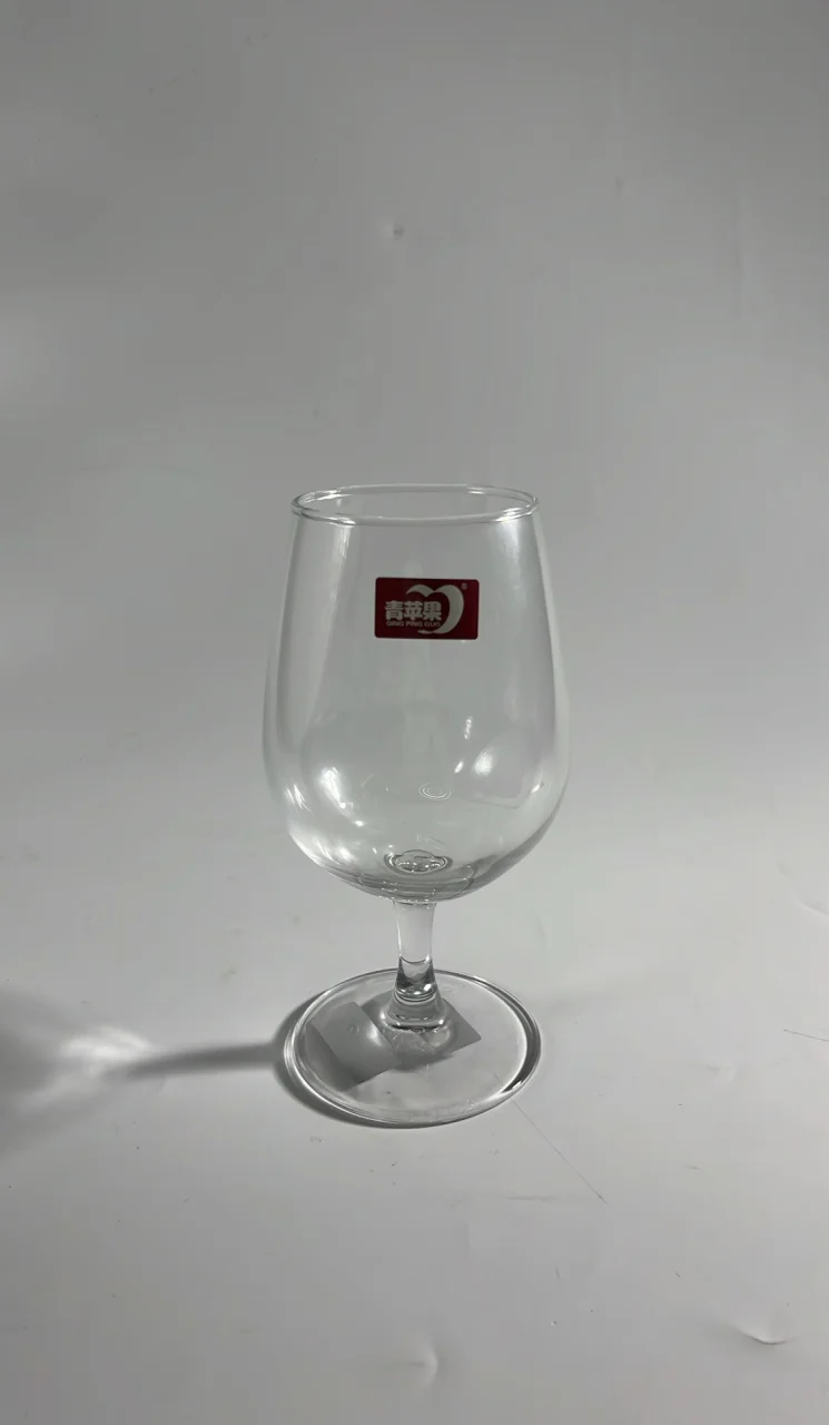 玻璃 卷边圆肚红酒杯