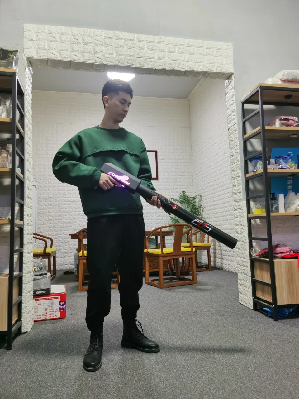 变色龙礼花枪