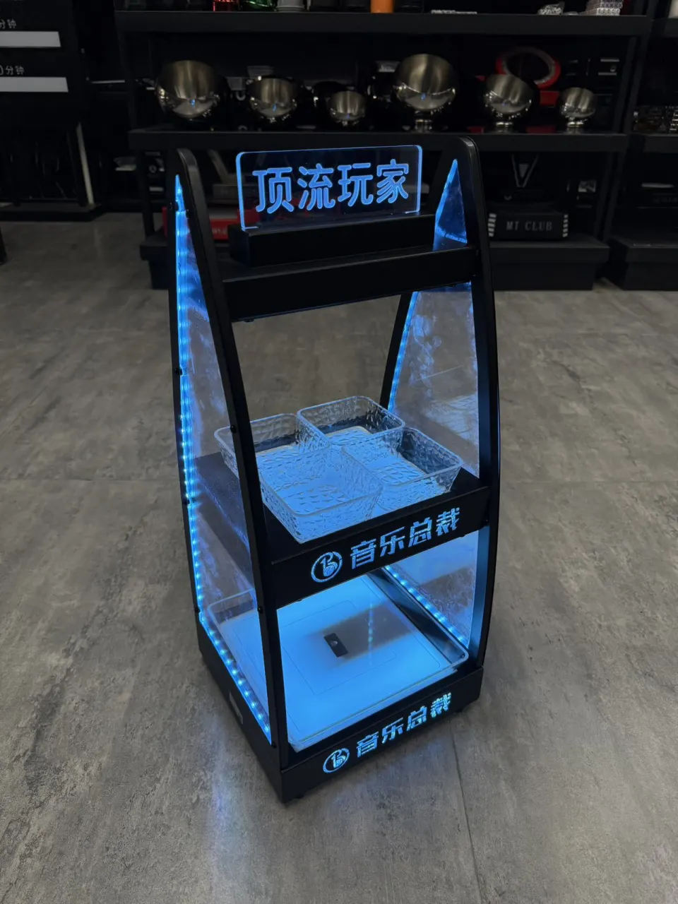 发光果盘架