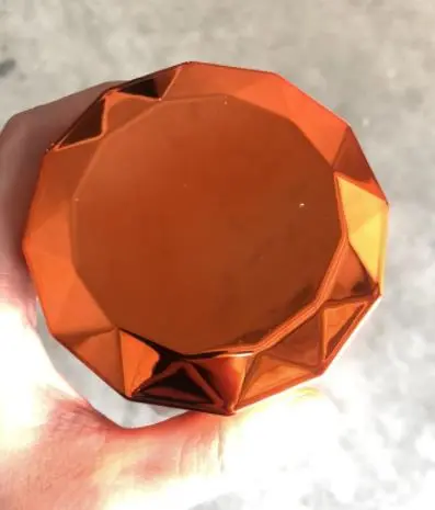 网格钻石色盅