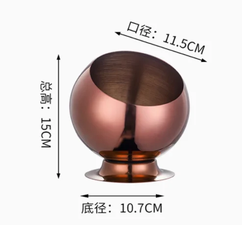 带脚 台面垃圾盅