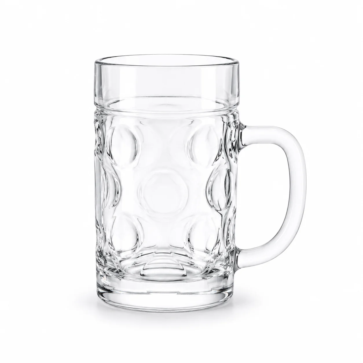 玻璃 珠点扎啤杯