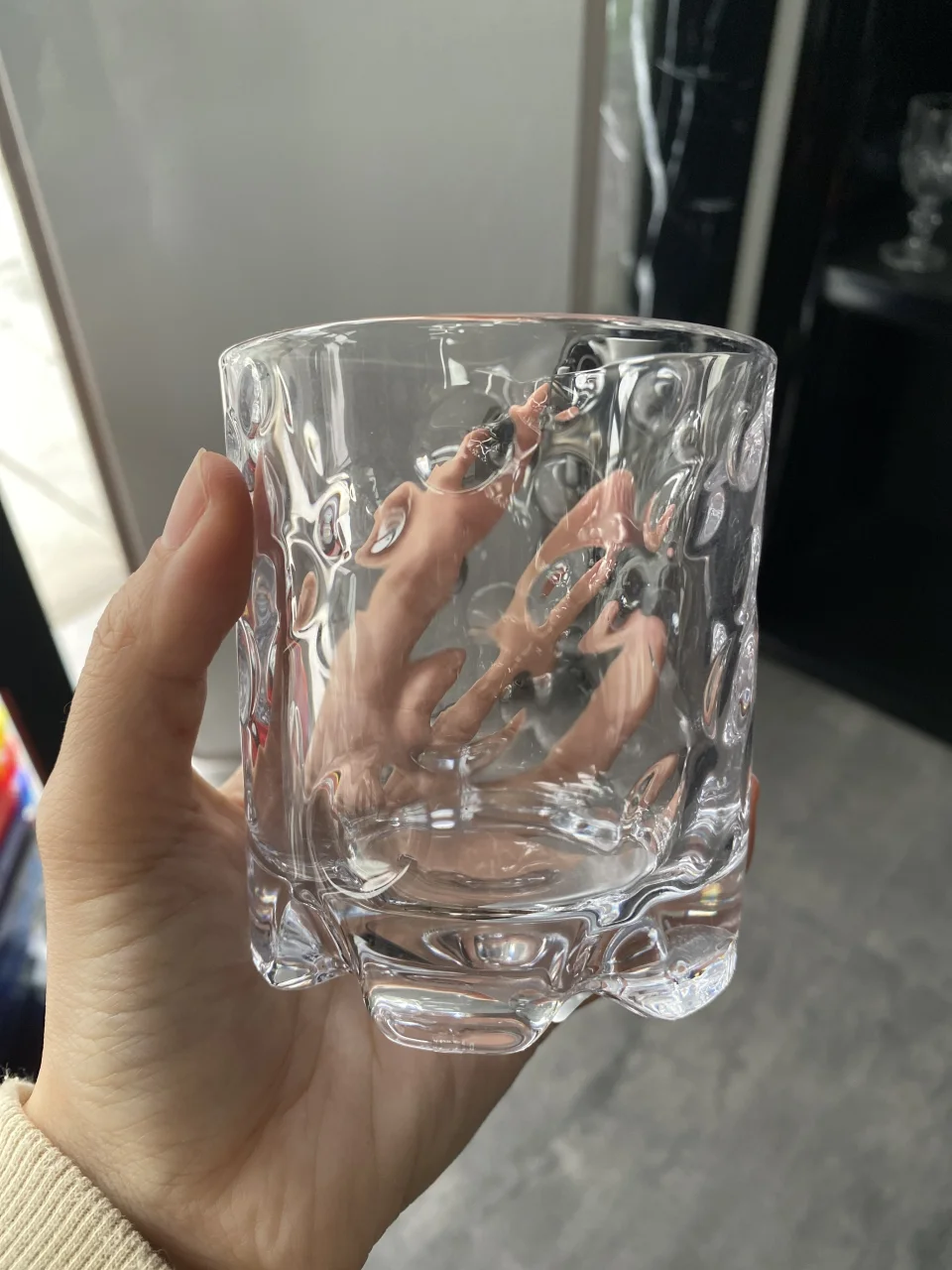 玻璃 旋转威士忌杯