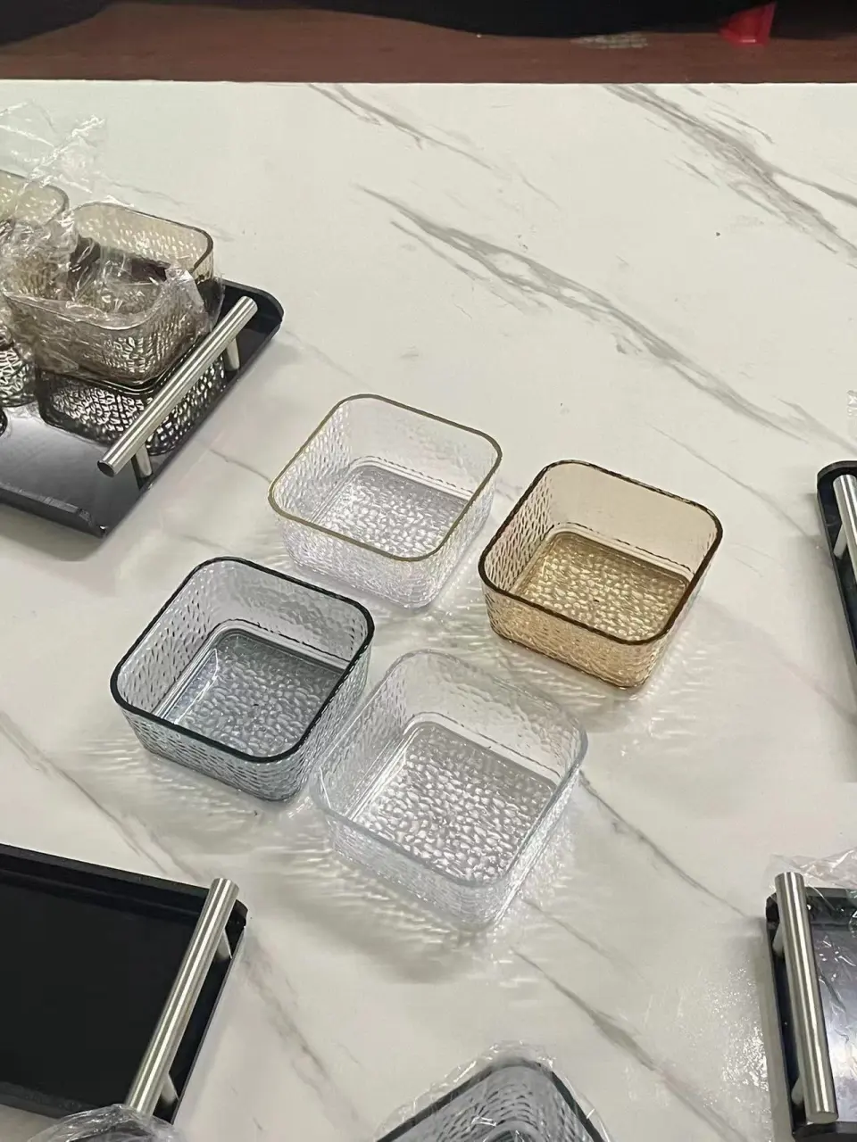 亚克力波纹小吃碟