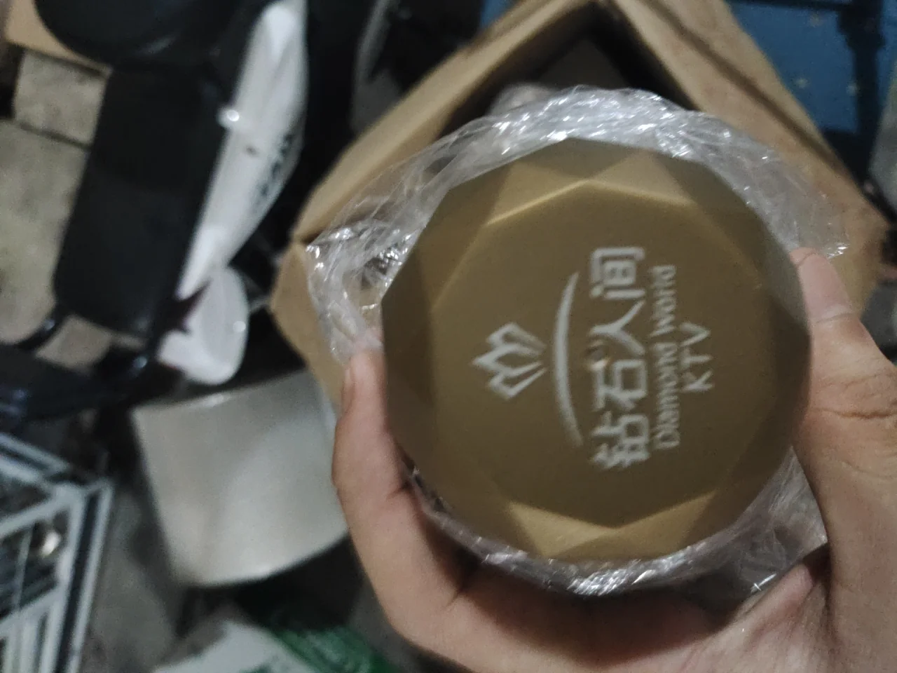 普通小钻石子母色盅