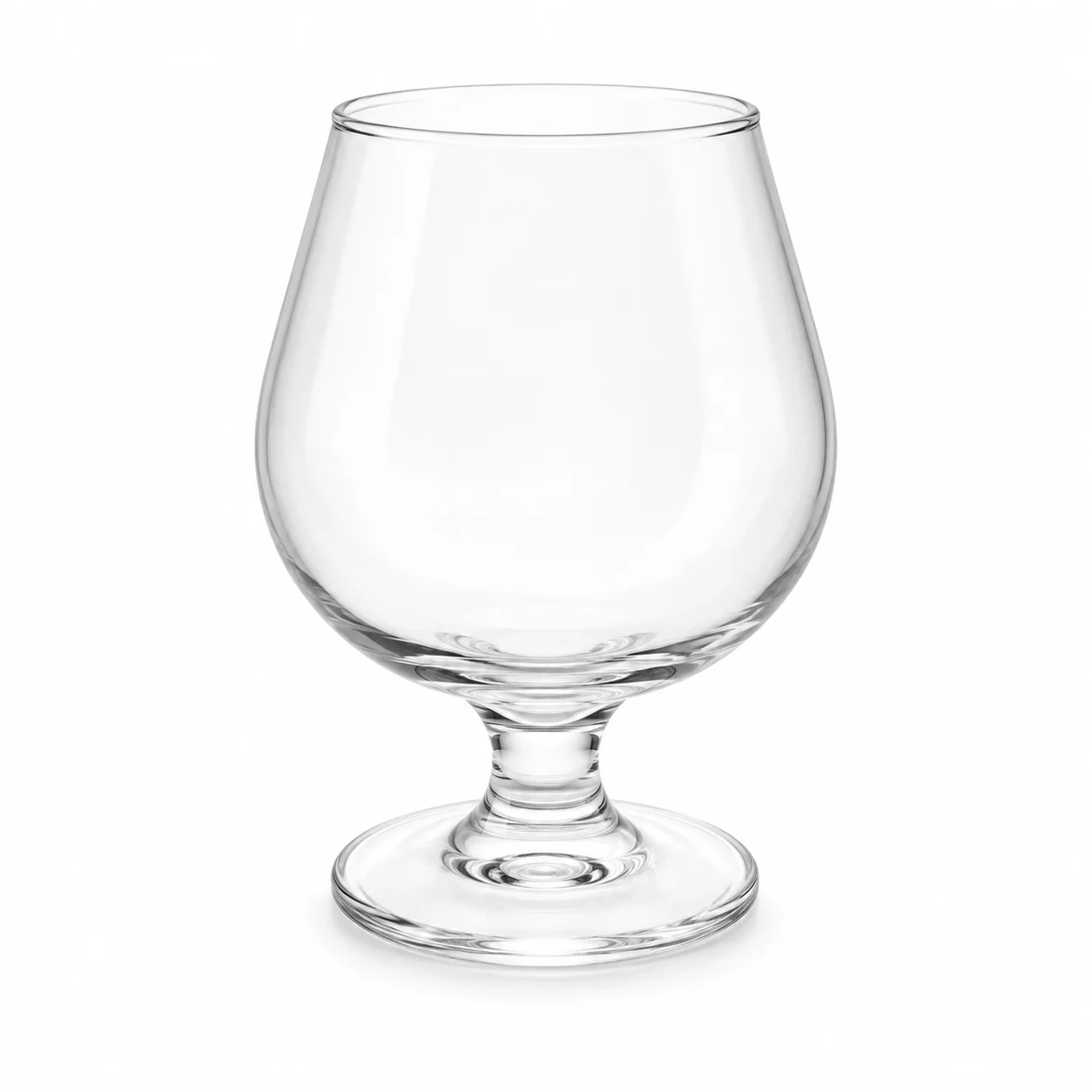 玻璃 卷边白兰地杯