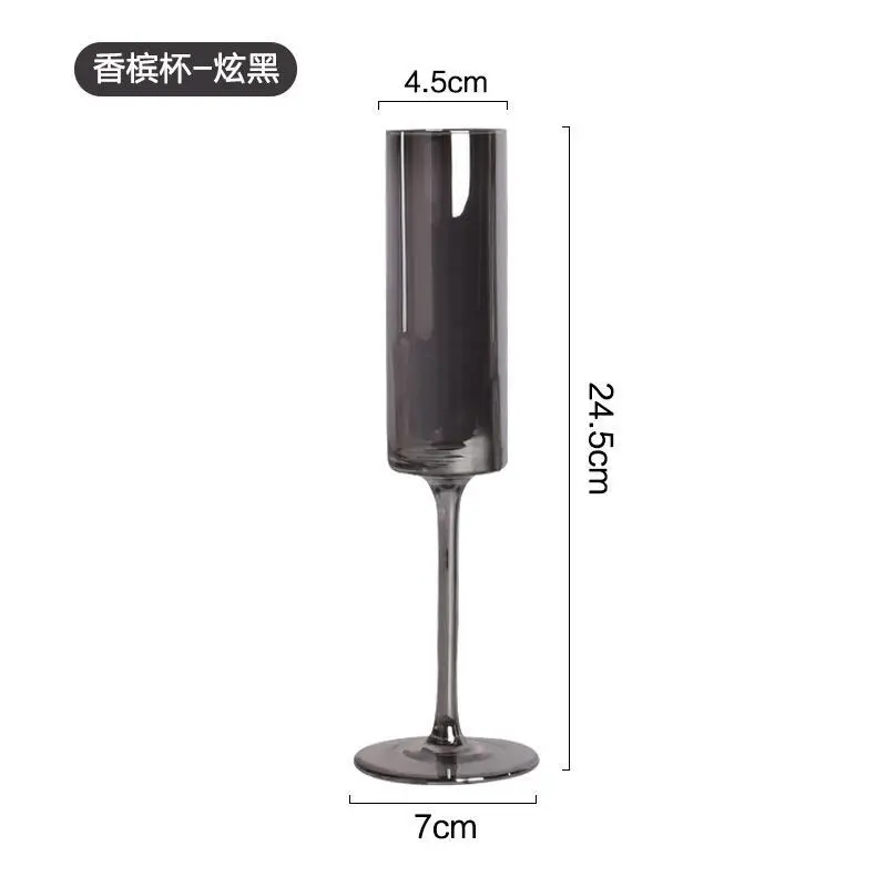 玻璃 直筒香槟杯