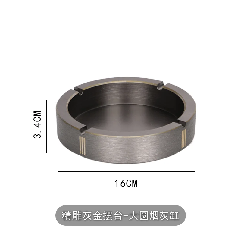 精雕灰金摆台