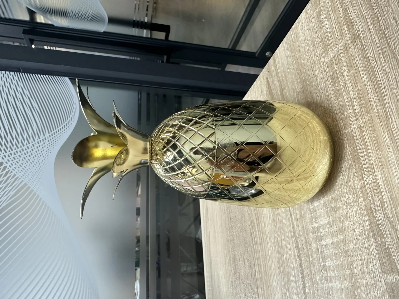 电镀菠萝杯 500ml
