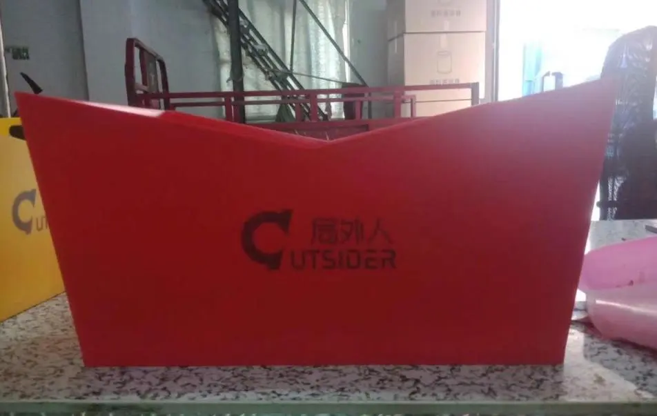 无柄V型啤酒箱