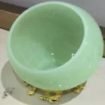 陶瓷摆台斜口碗