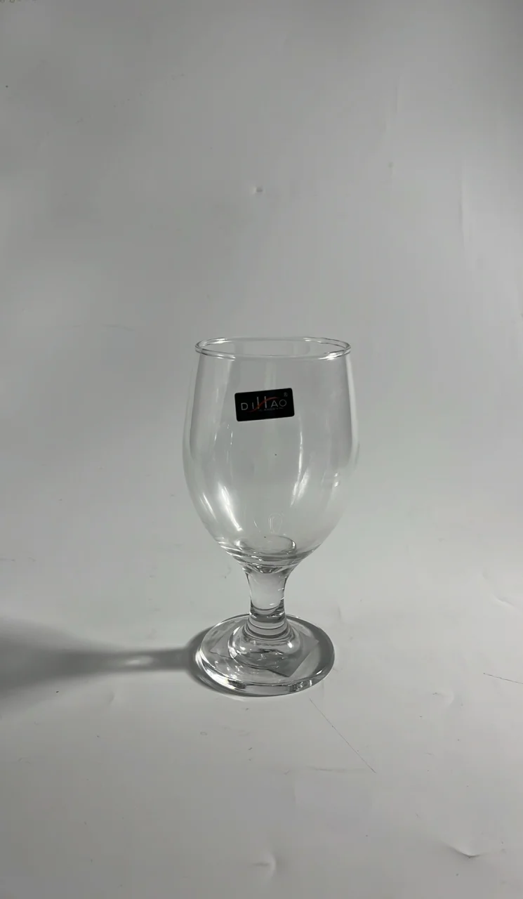 玻璃 矮脚卷边红酒杯