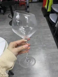 玻璃 斜口红酒杯