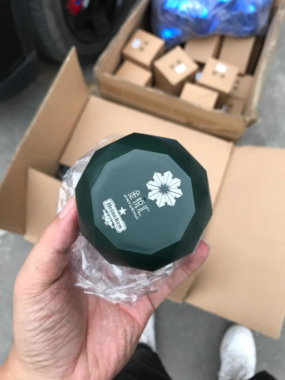普通小钻石子母色盅