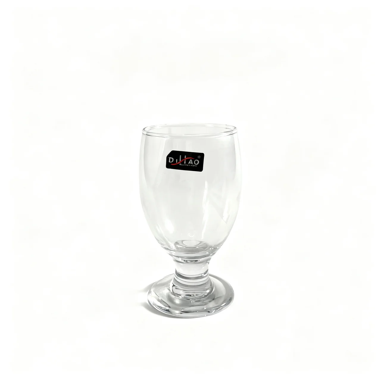 玻璃 矮脚卷边红酒杯
