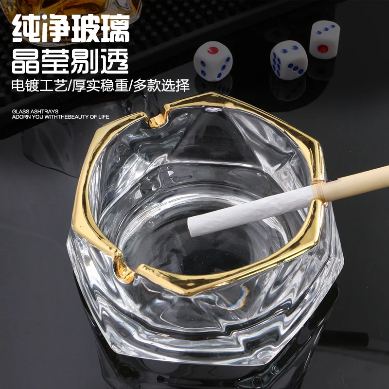 菱形六角烟灰缸