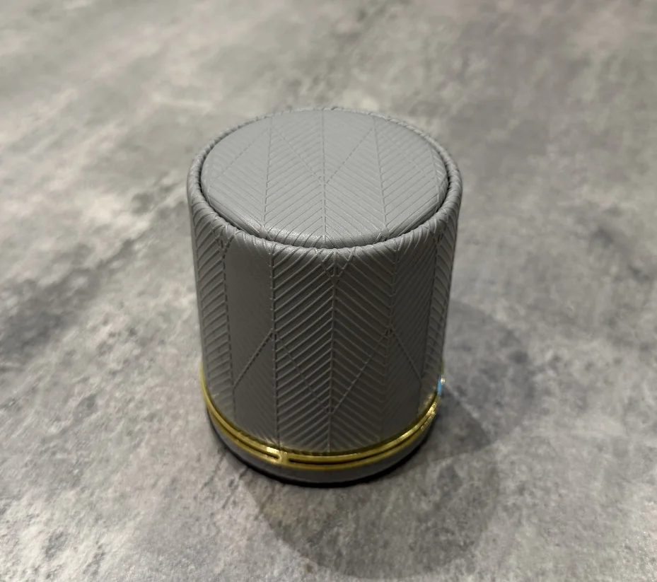 双环皮色盅