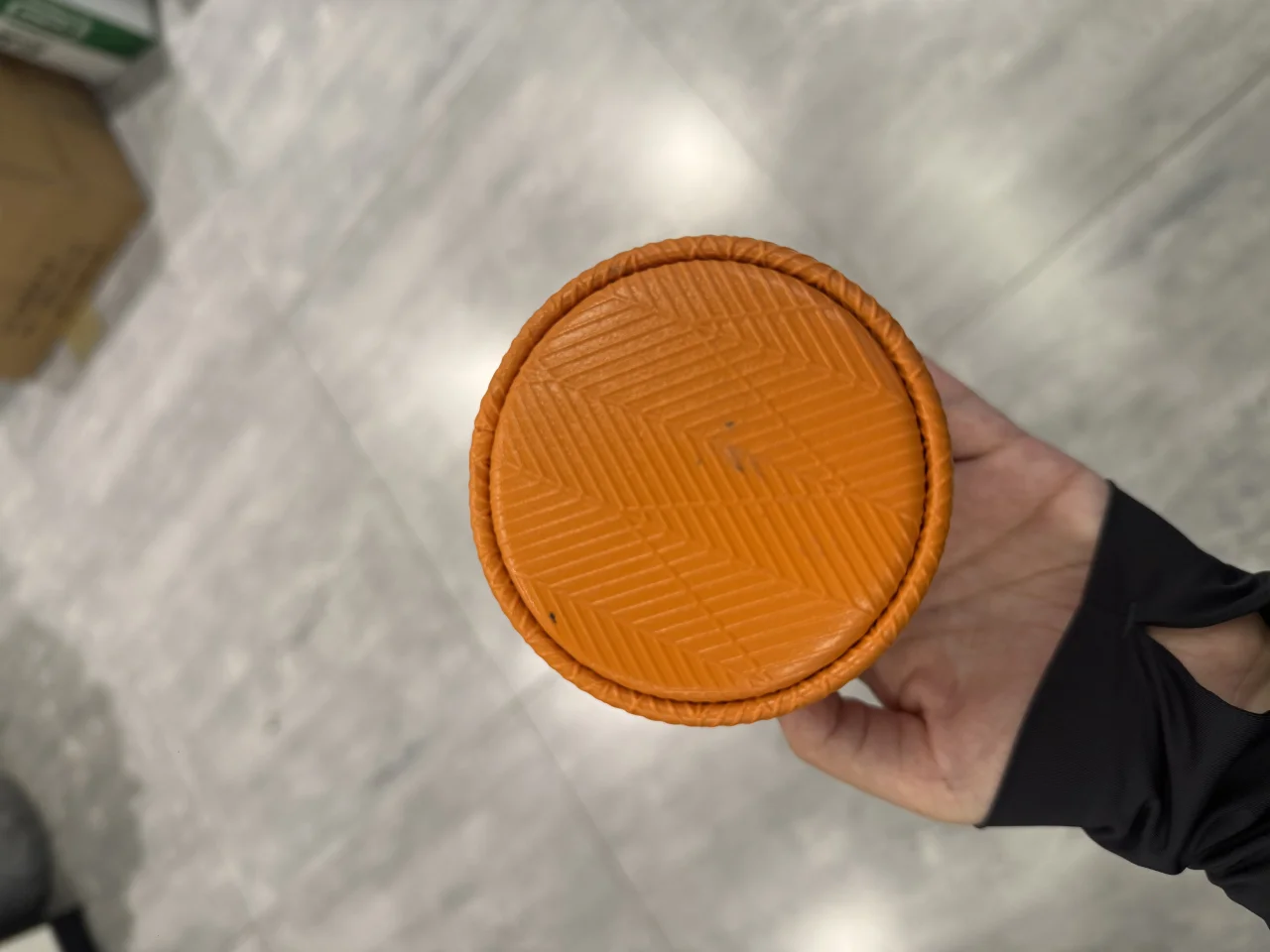 双环皮色盅