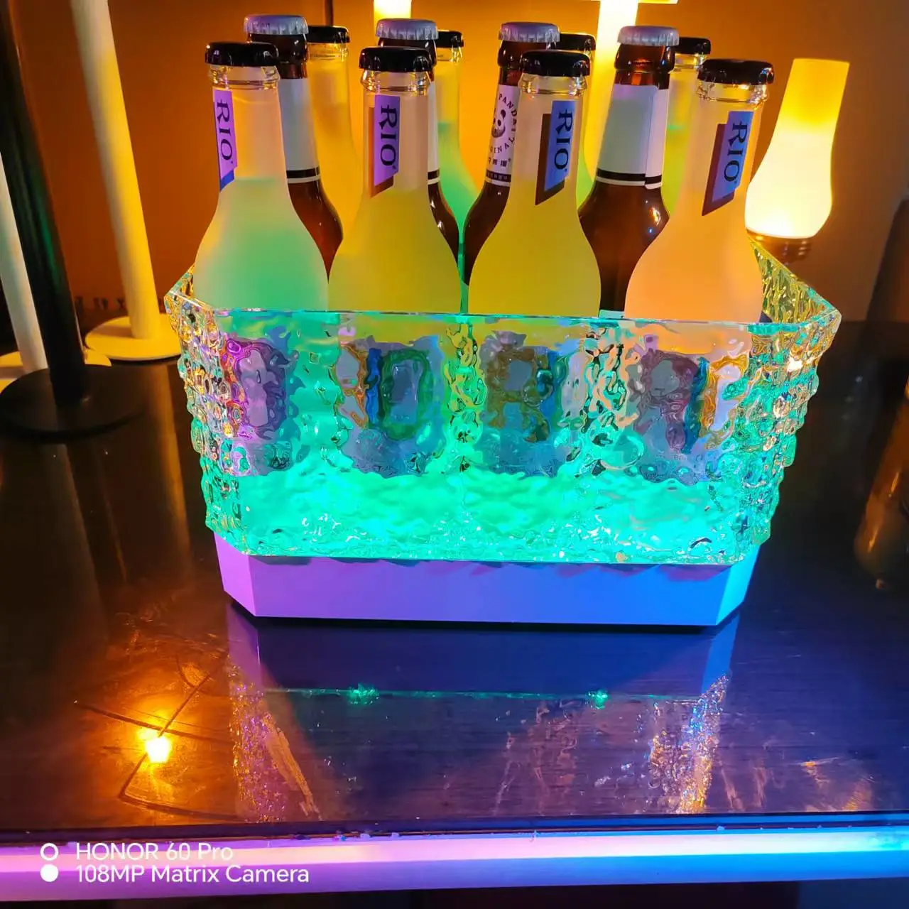 冰岩发光啤酒箱