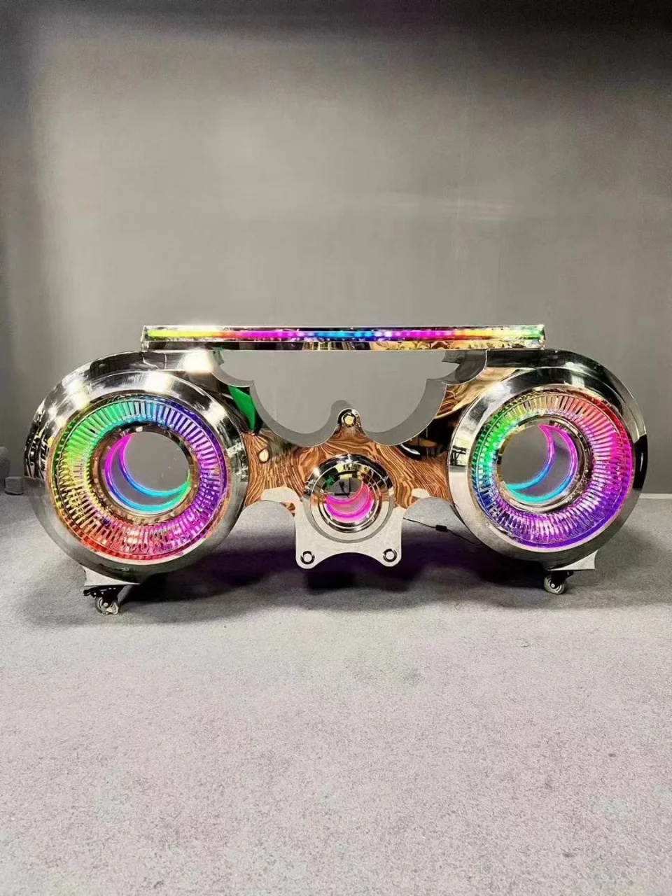金属眼型DJ打碟台
