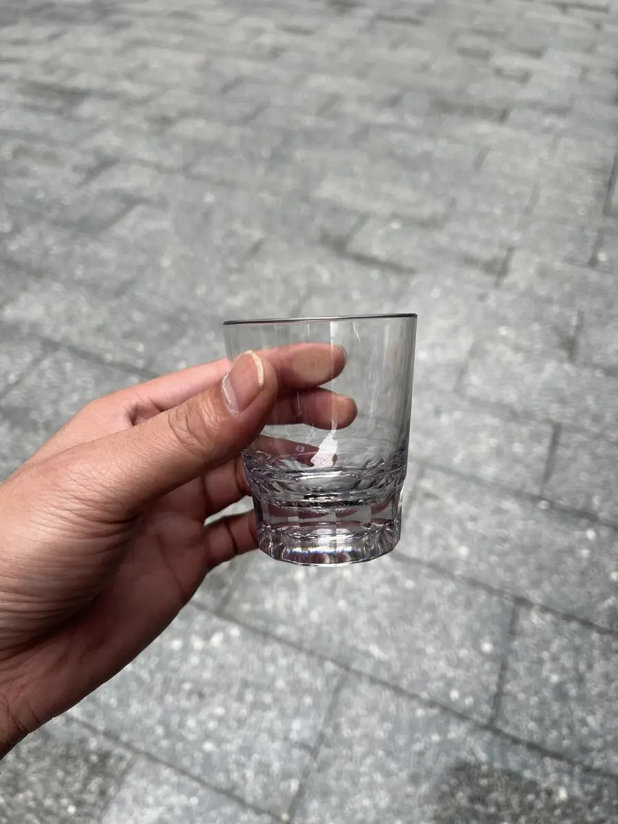 PC条纹一口杯