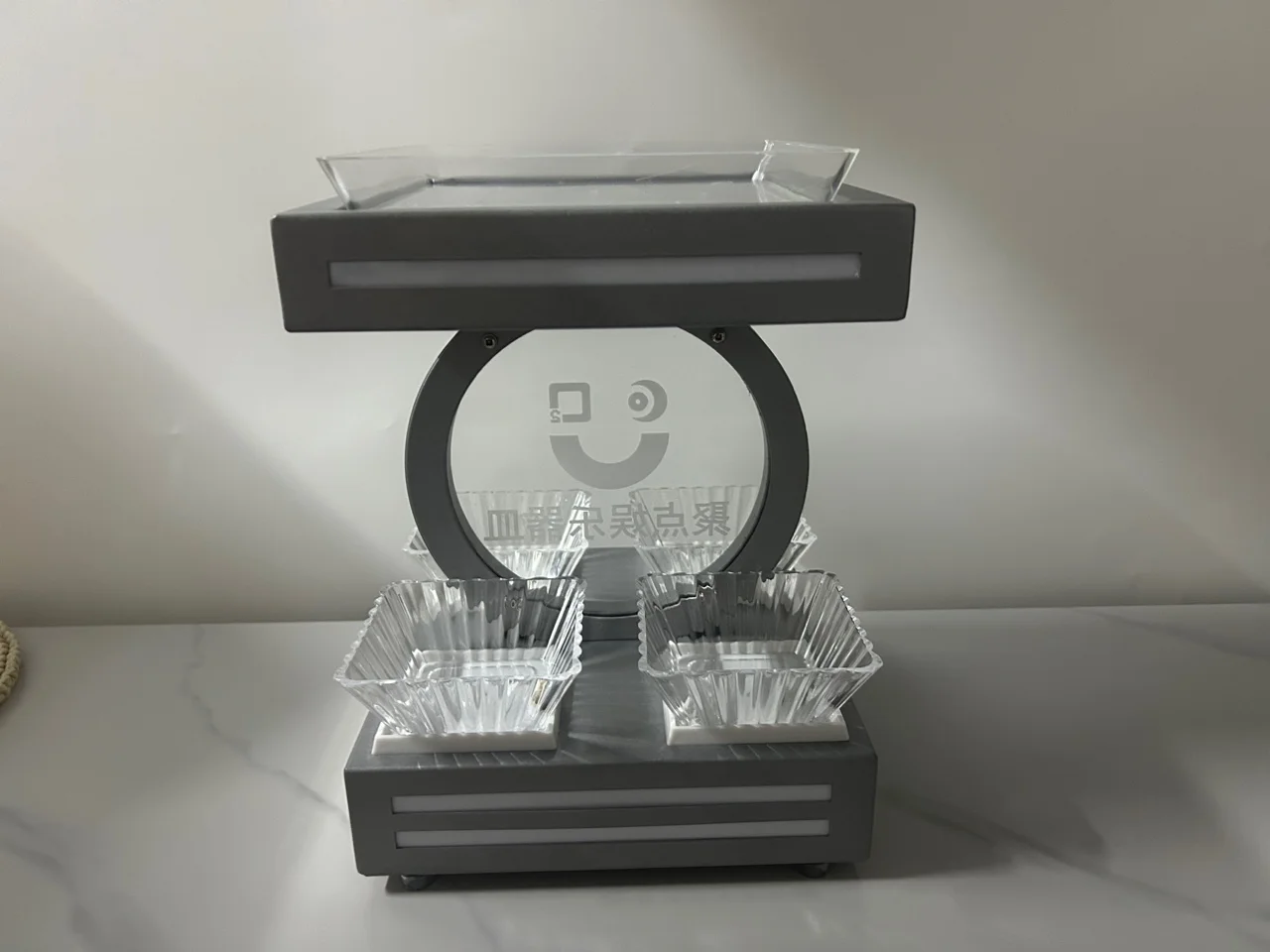 发光果盘架