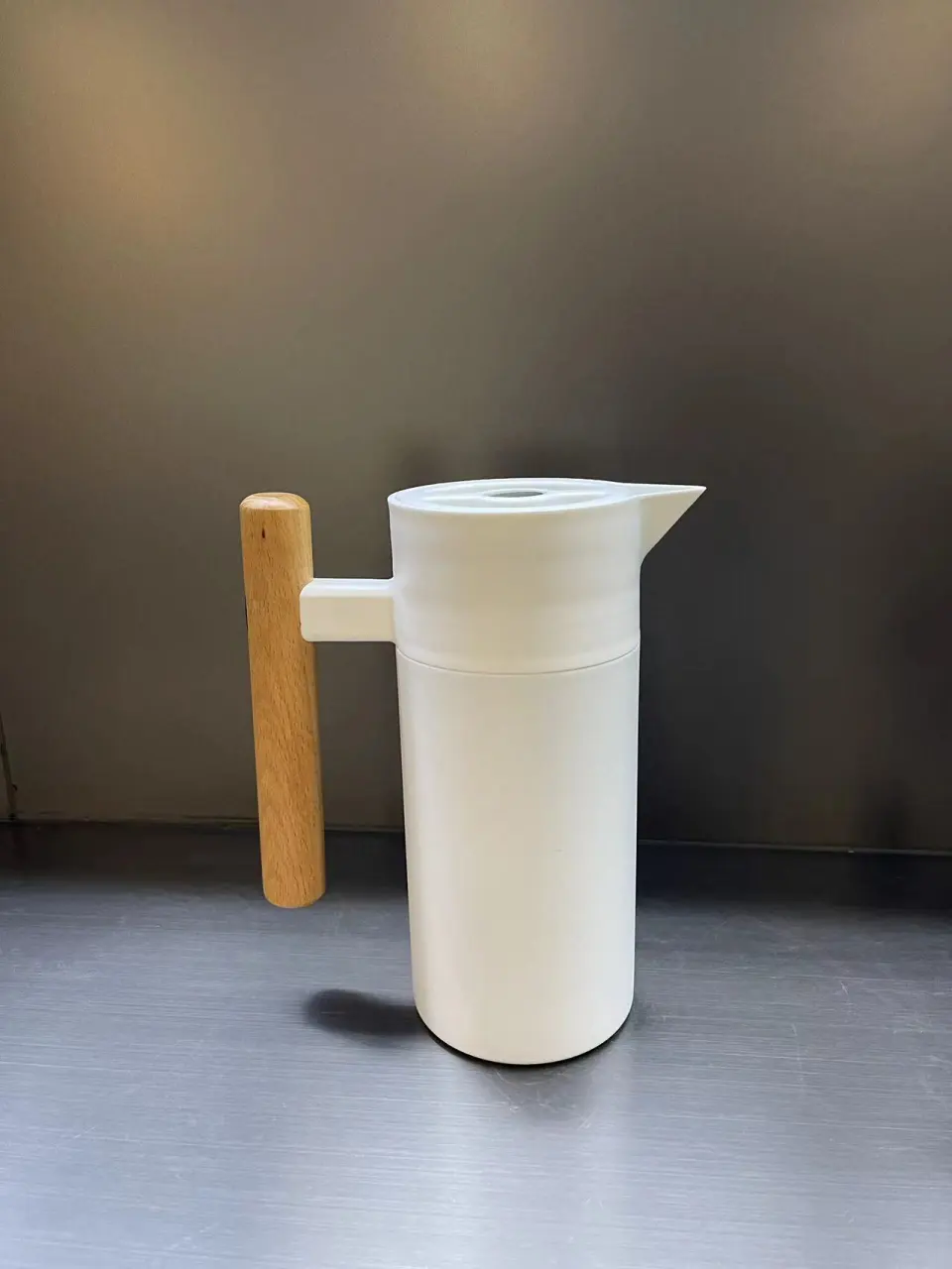 圆木柄 直身 保温壶