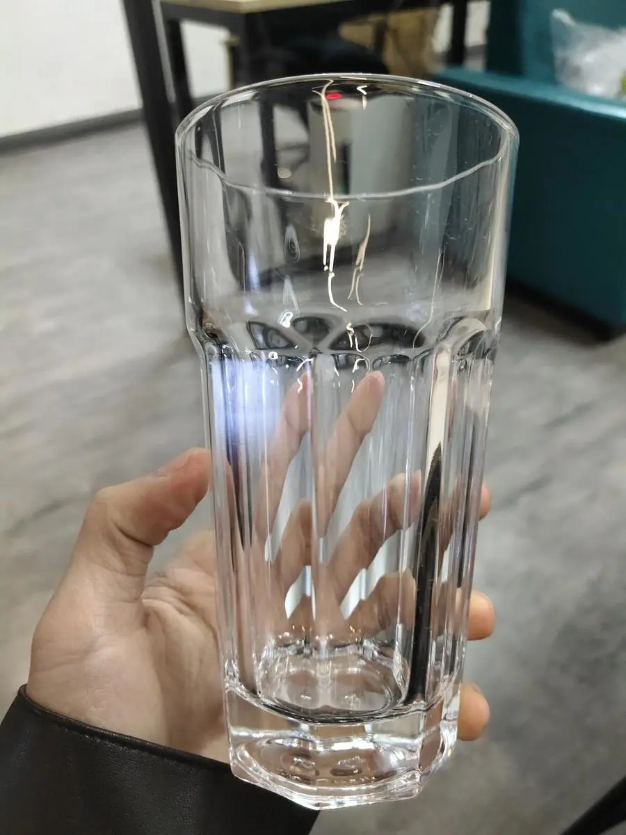 八角玻璃酒杯