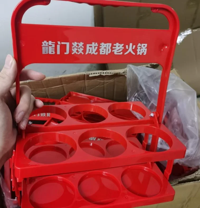 塑料啤酒提篮6头