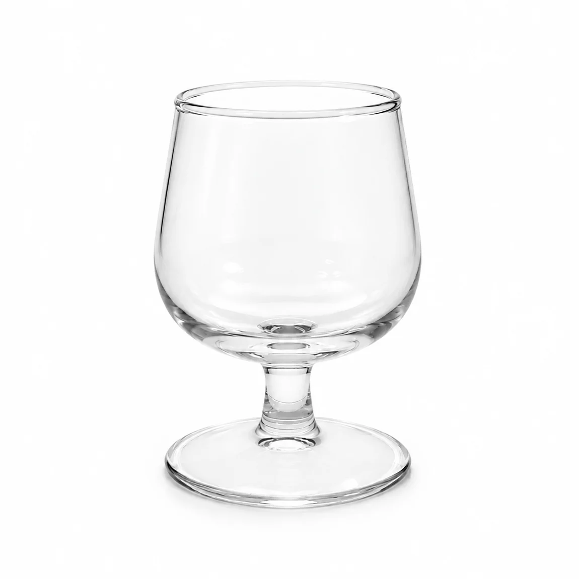 玻璃 卷边白兰地杯