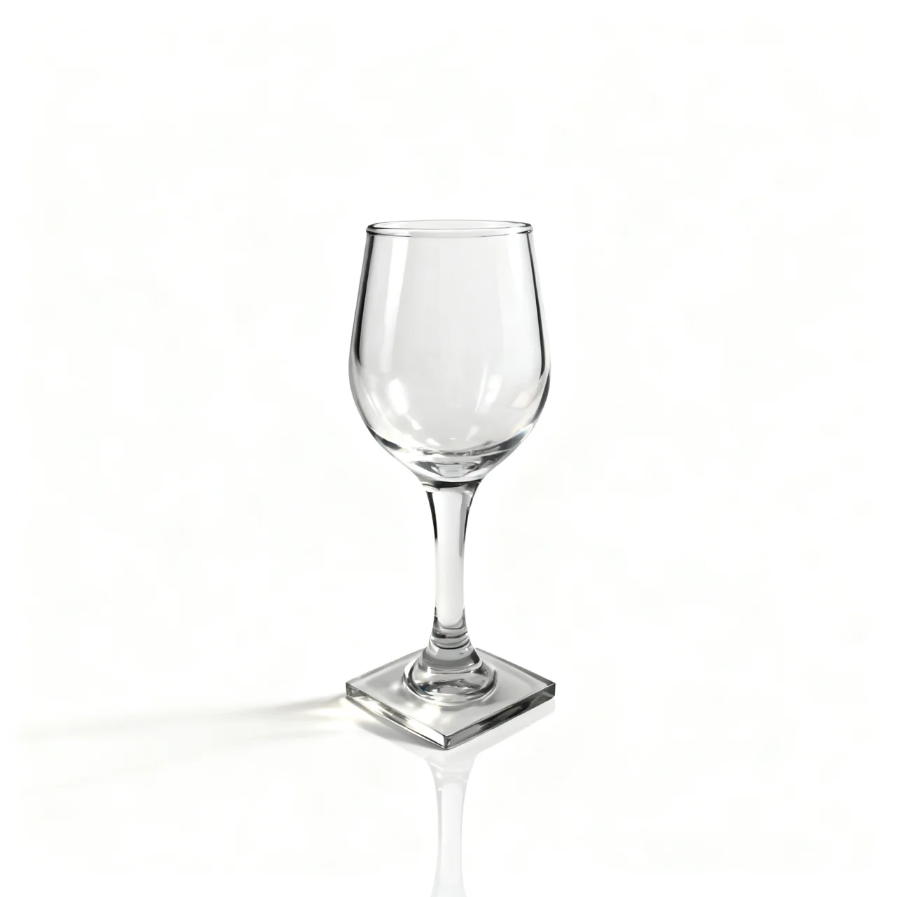 玻璃 高脚收口红酒杯