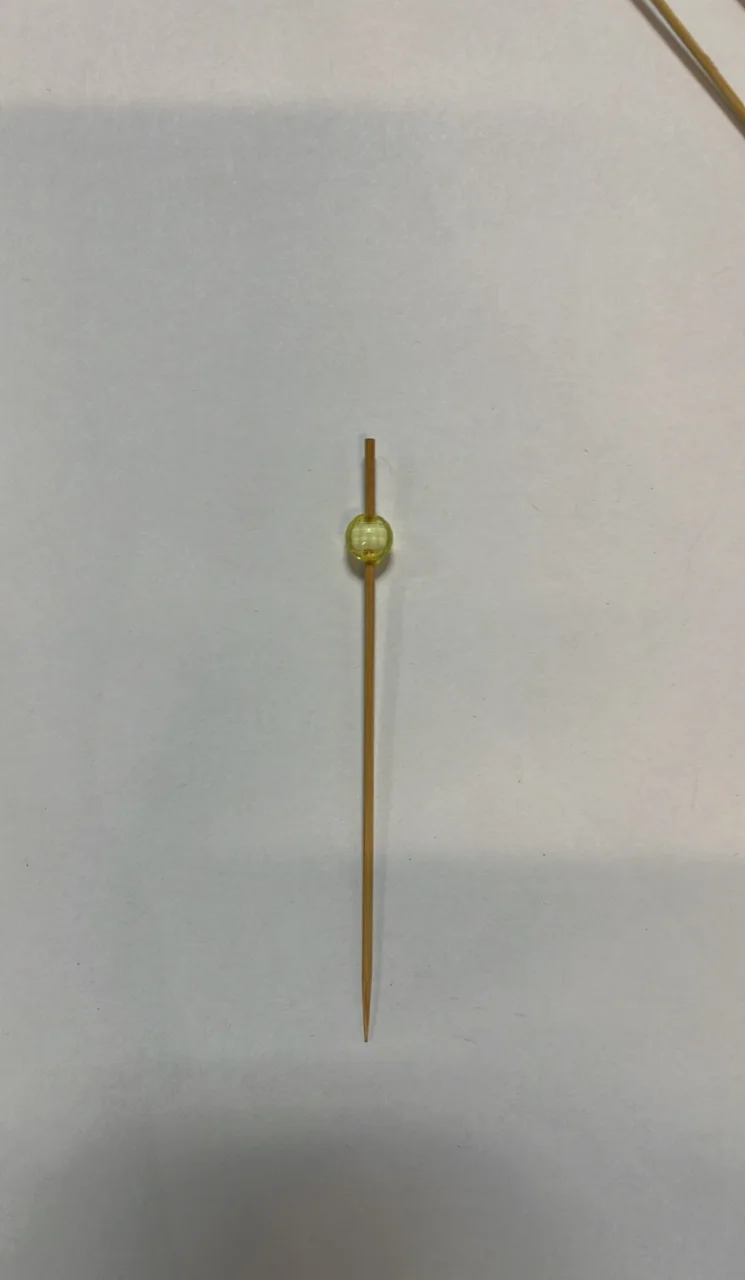 木质 圆球果针