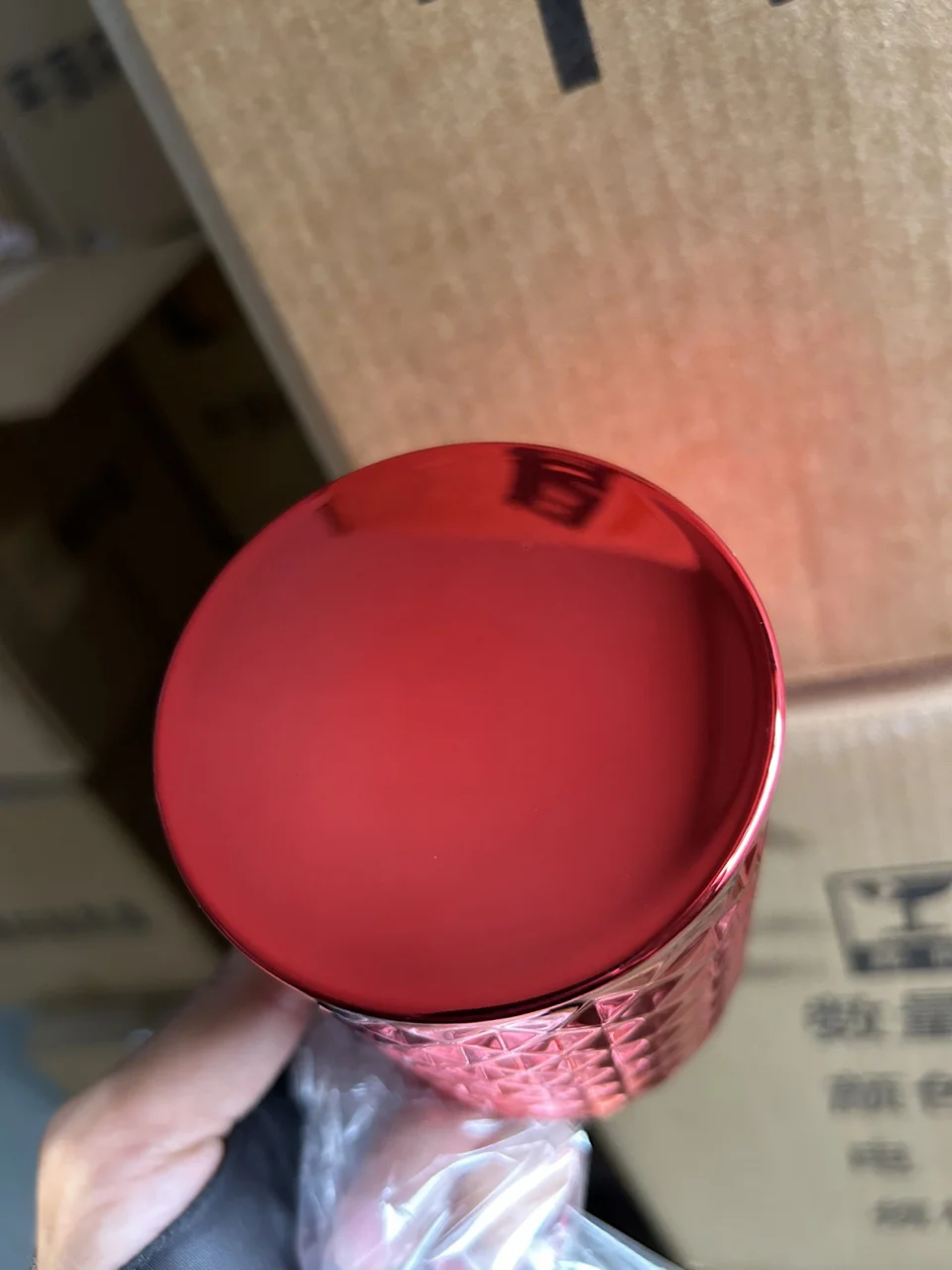 平顶闪钻色盅