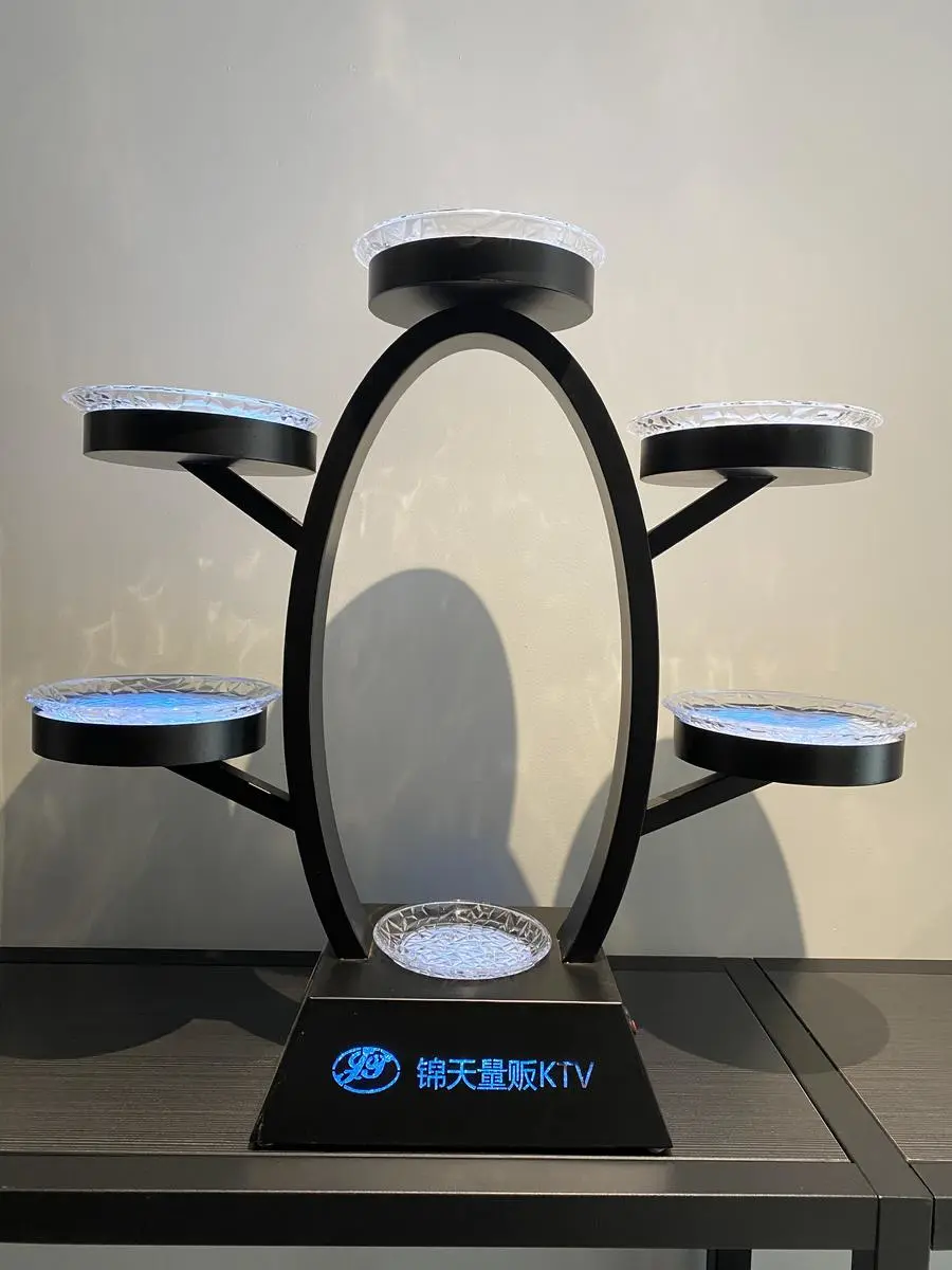 发光果盘架