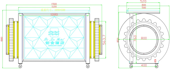 钻石网格发光DJ打碟台