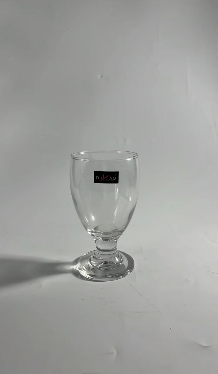玻璃 矮脚卷边红酒杯