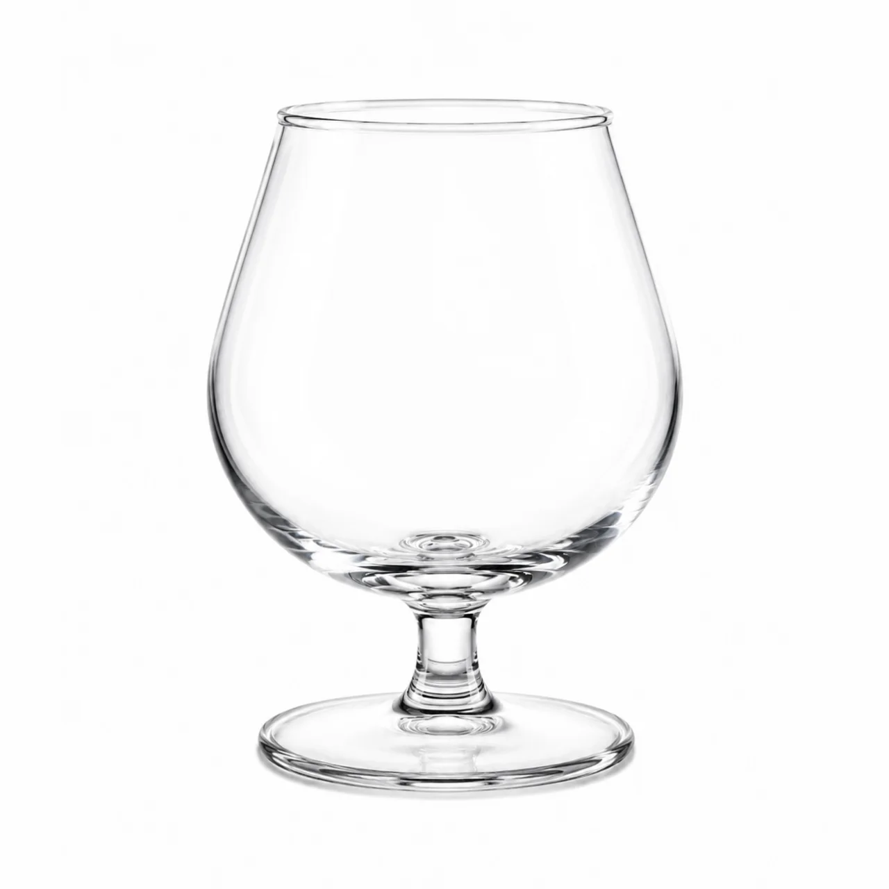 玻璃 卷边白兰地杯